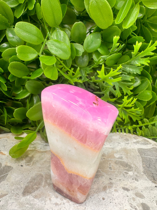 Pink Aragonite Freeform 308g