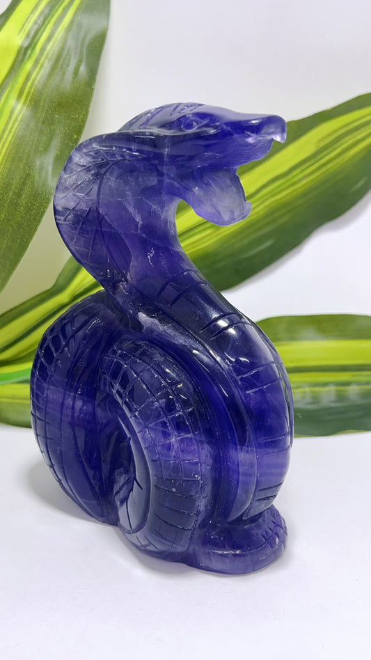 Purple Fluorite Cobra 866g