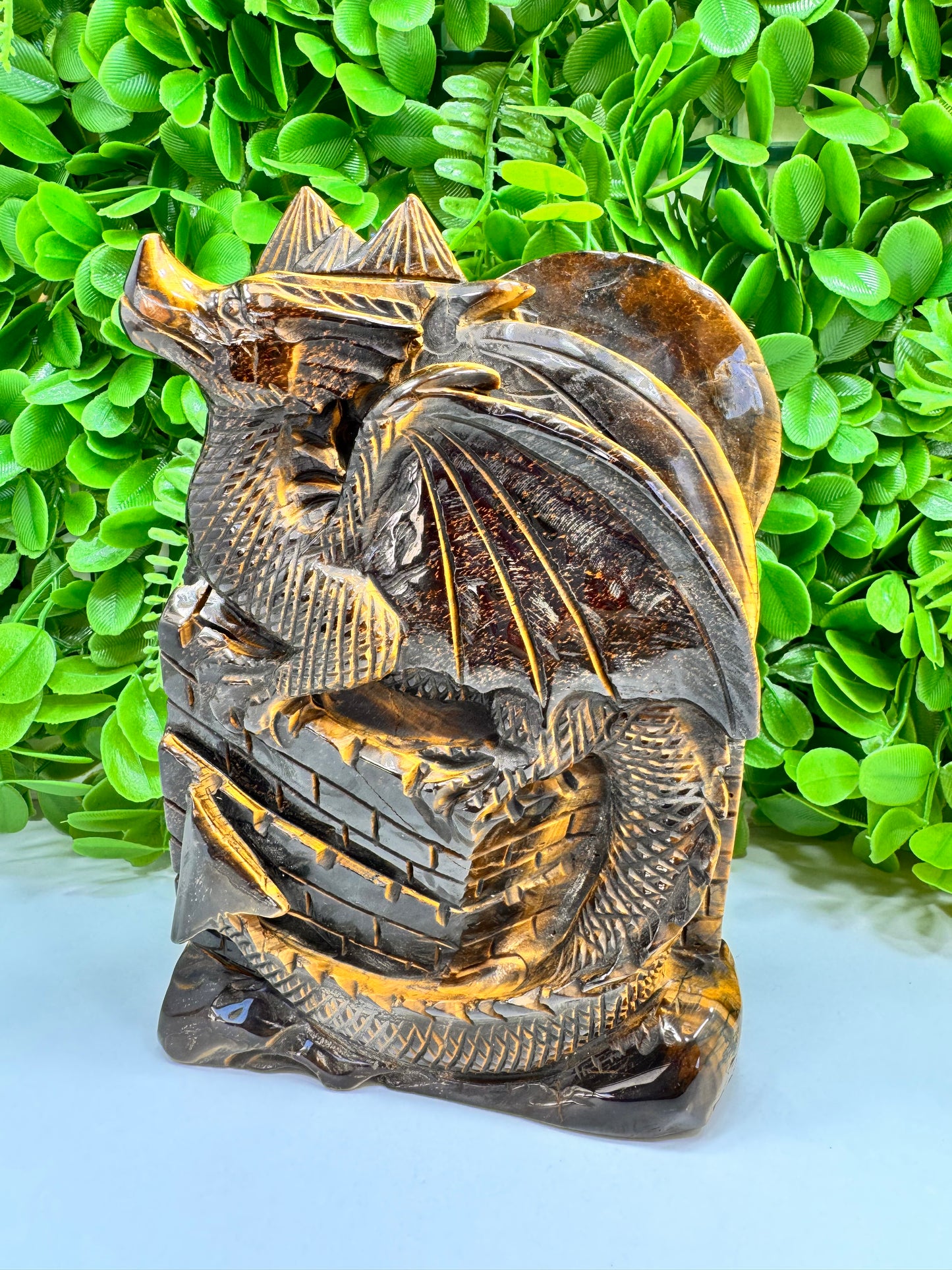 Tigers Eye Dragon On Castle 2014g