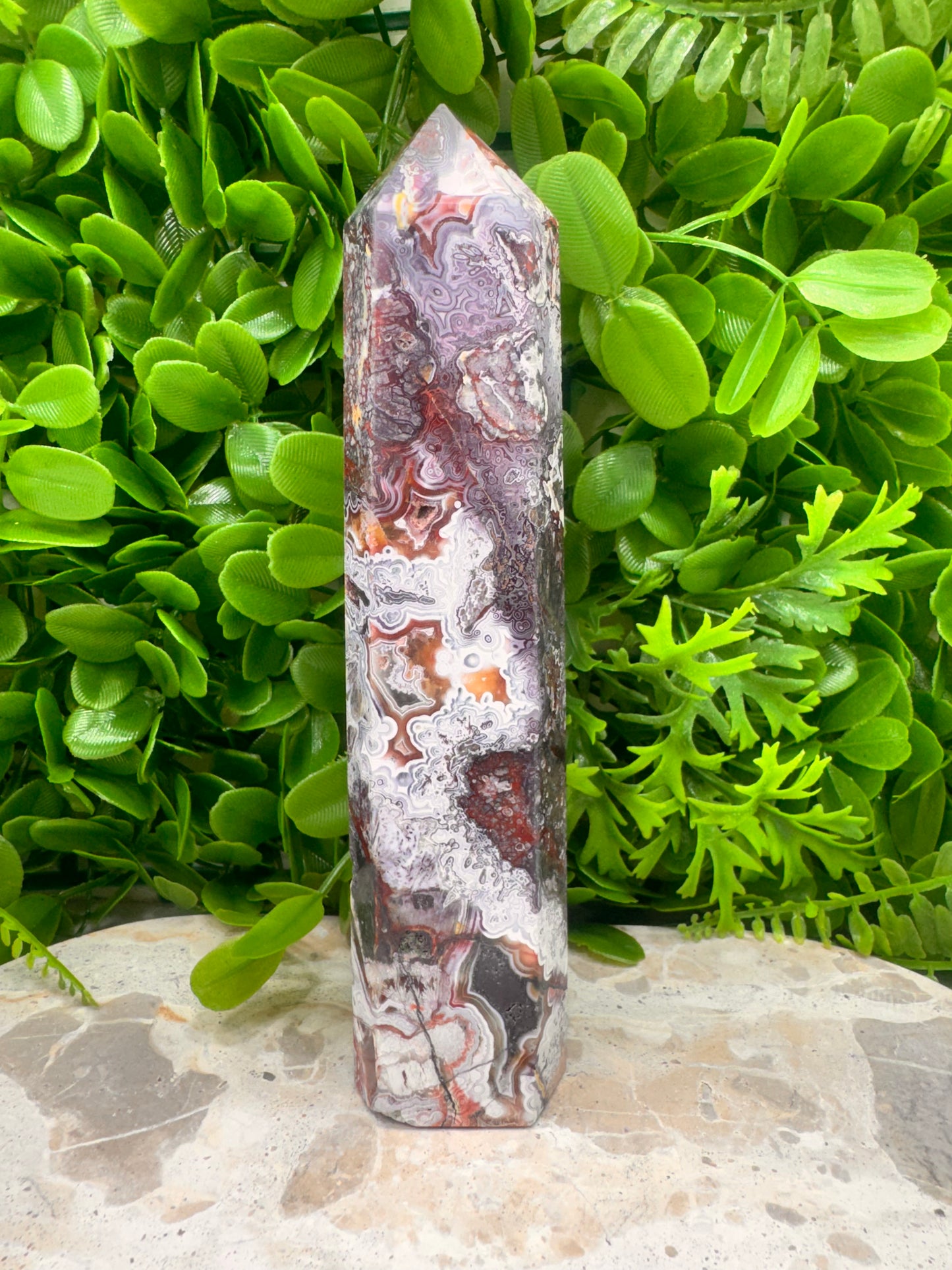 Mexican Agate Tower 443g