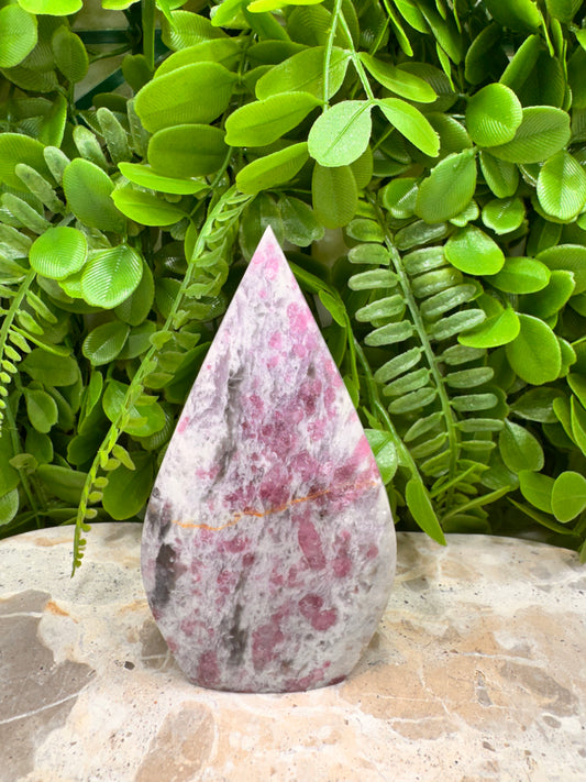 Pink Tourmaline Flame 196g