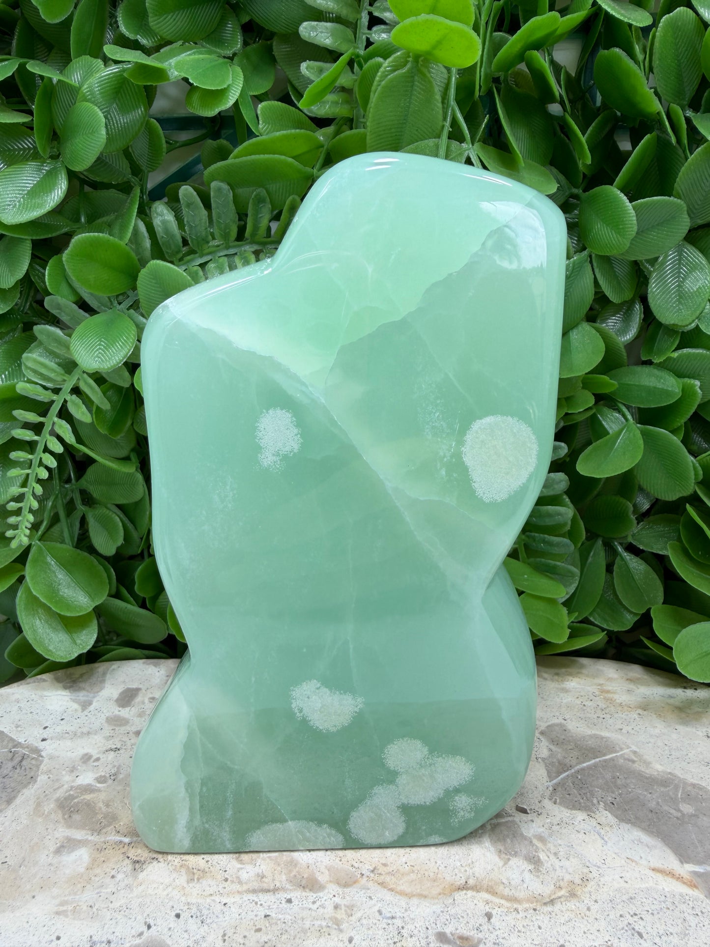 Pistachio Calcite Freeform 1212g
