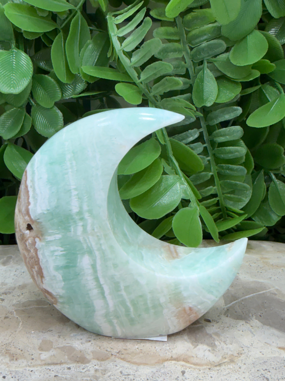 Caribbean Calcite Moon 236g