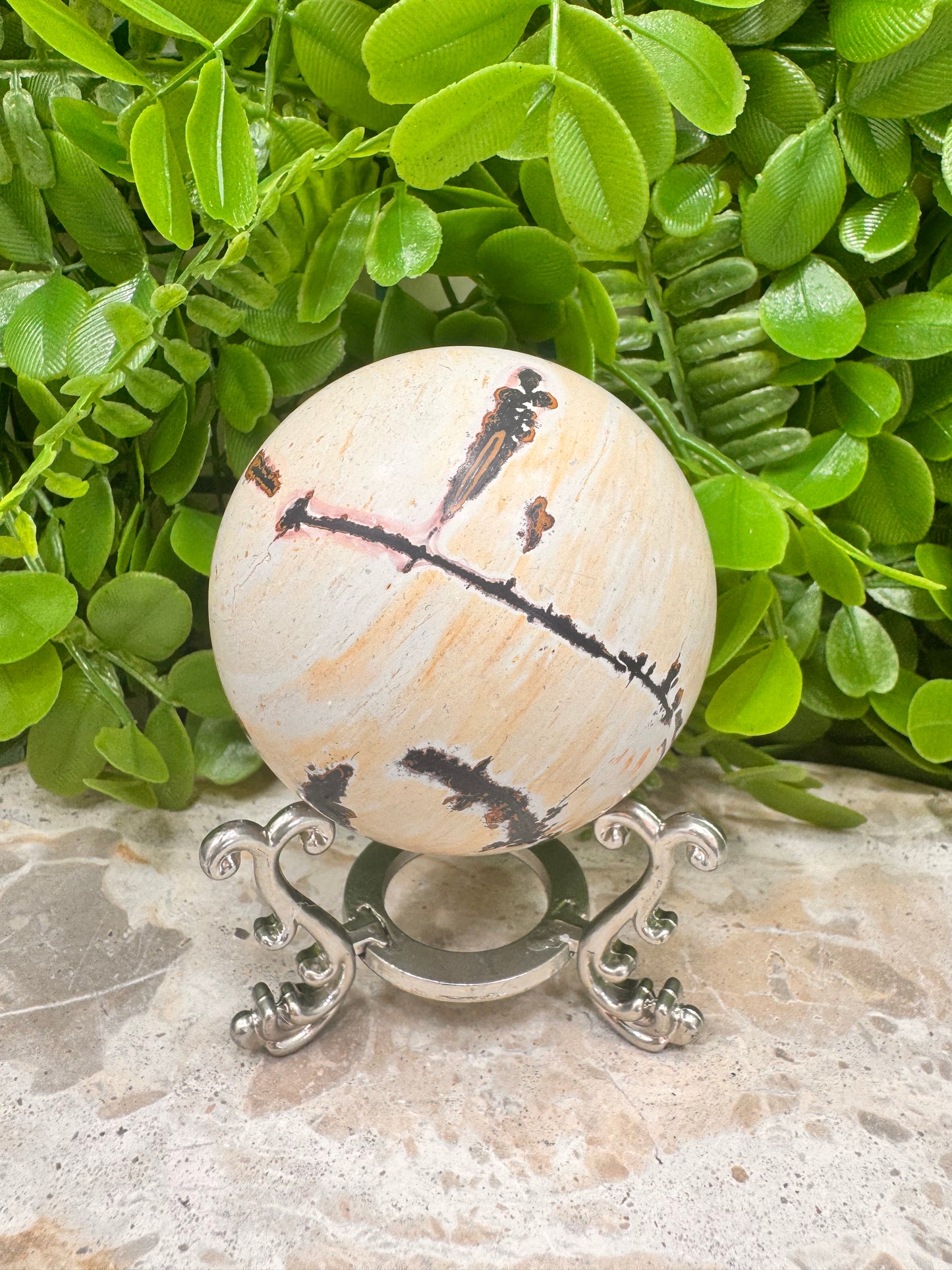 Picture Jasper Sphere 466g