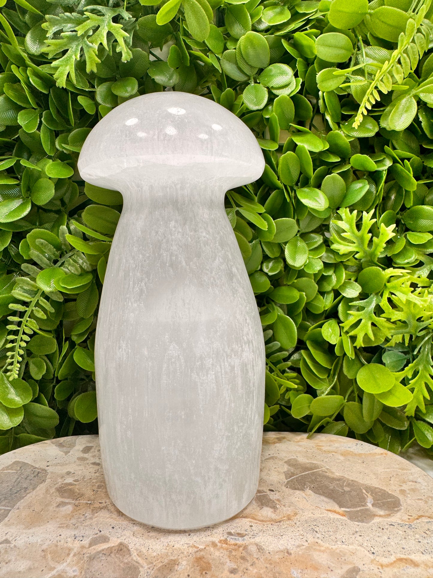 Selenite Mushroom Lamp 1950g