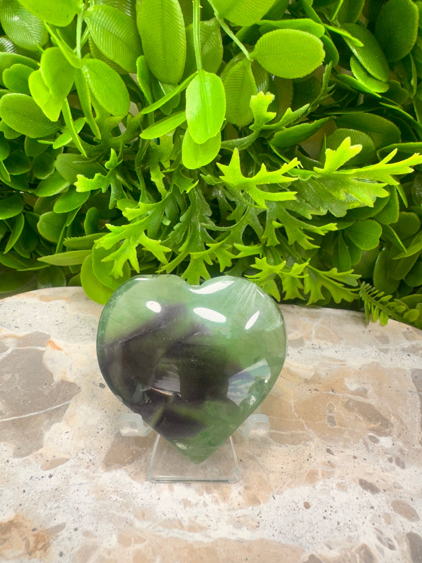 Fluorite Heart 124g