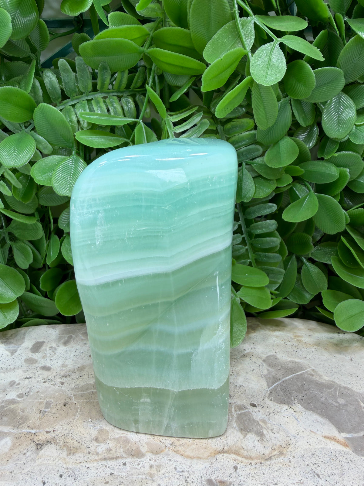 Pistachio Calcite Freeform 998g