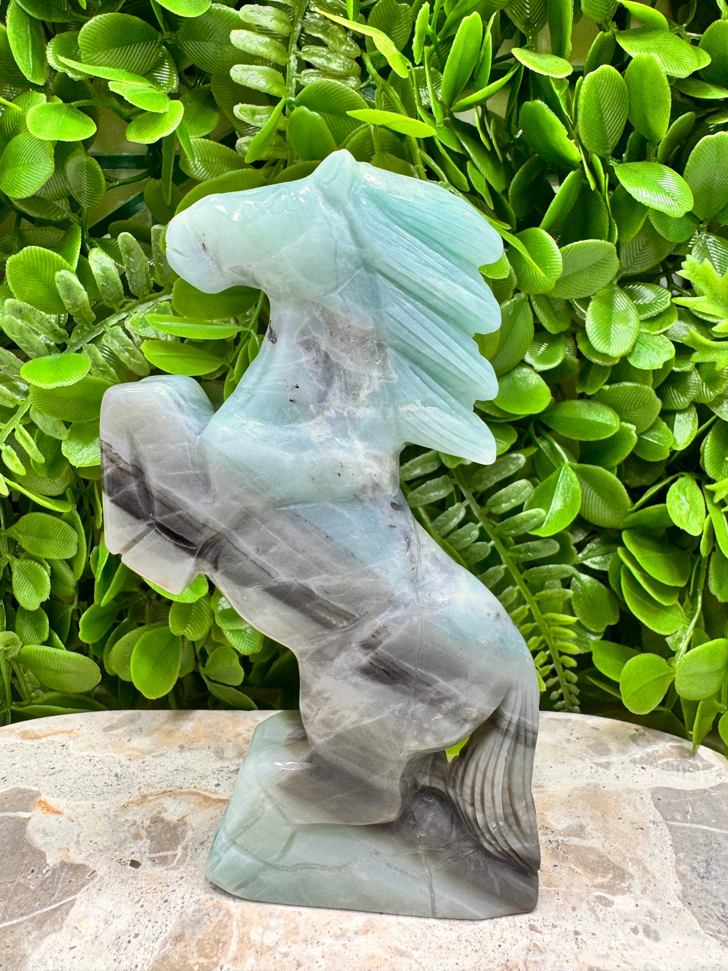 Skye Blue Opal Horse 384g