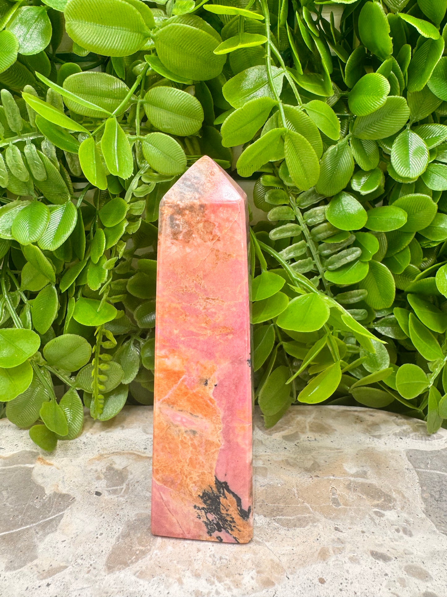 Rhodonite Tower 400g