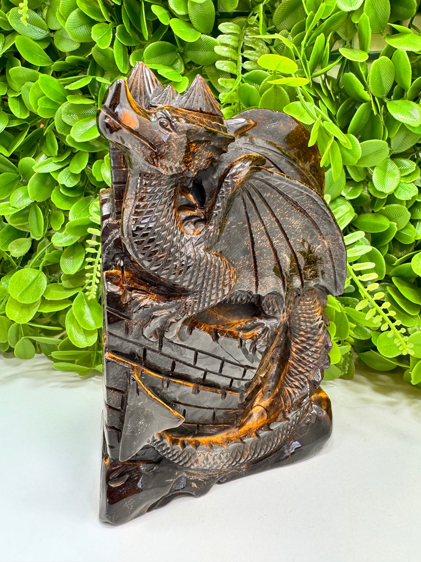 Tigers Eye Dragon On Castle 2014g