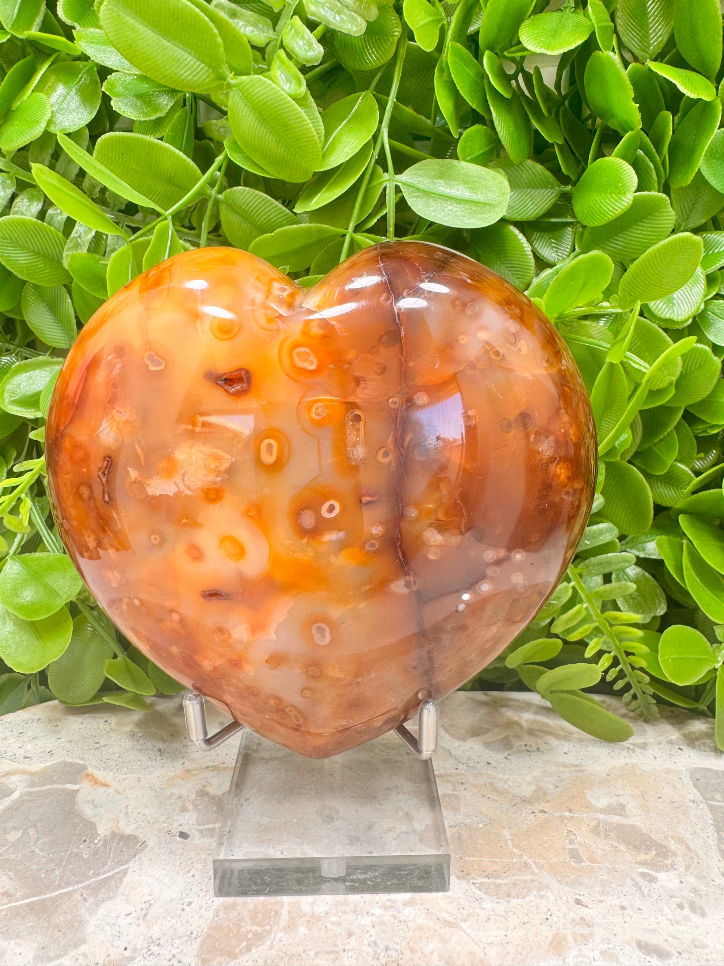 Carnelian Heart 840g