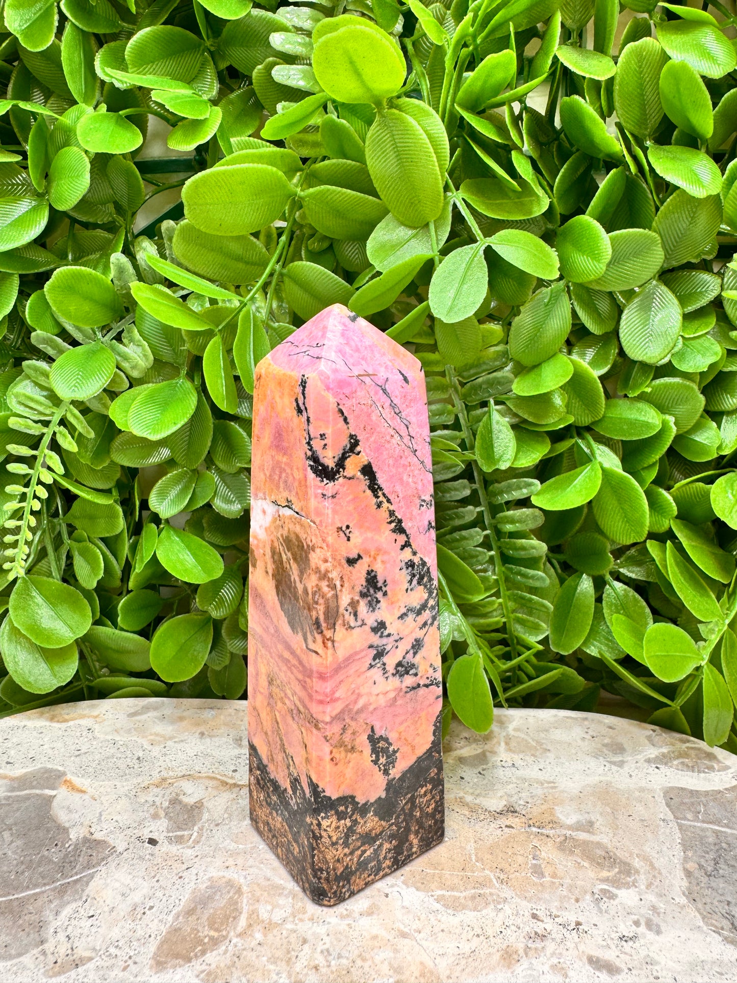 Rhodonite Tower 440g