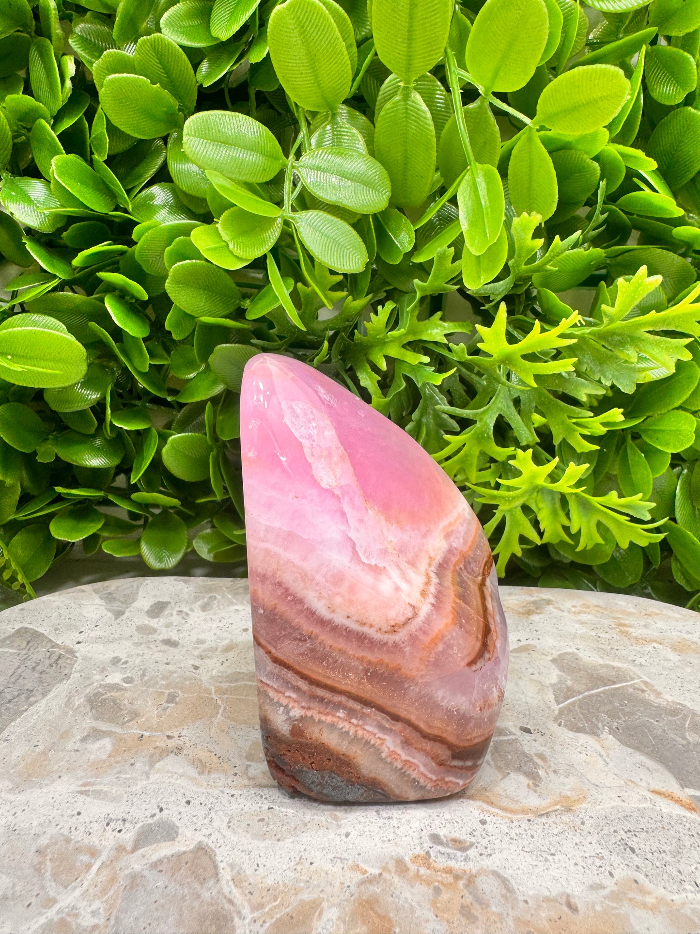 Pink Aragonite Freeform 412g