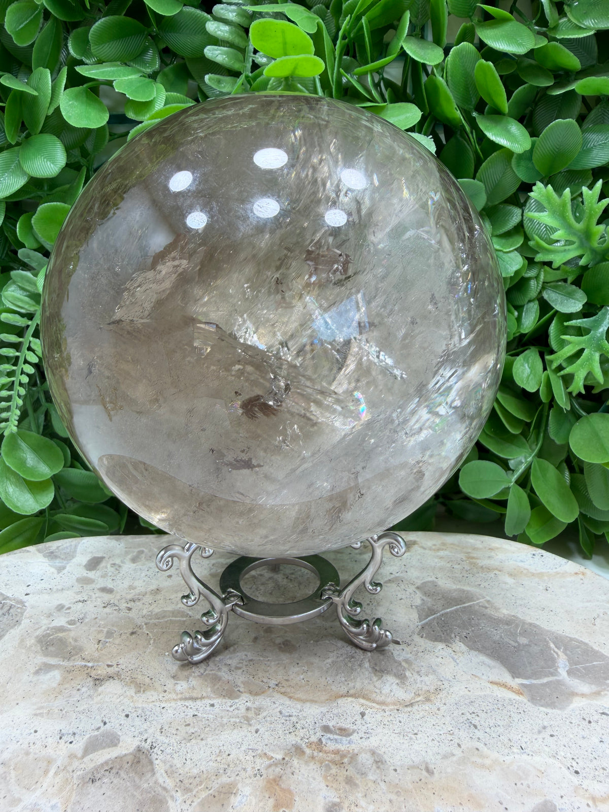 Smokey Quartz Sphere 2878g | Grounding • Protection • Calm