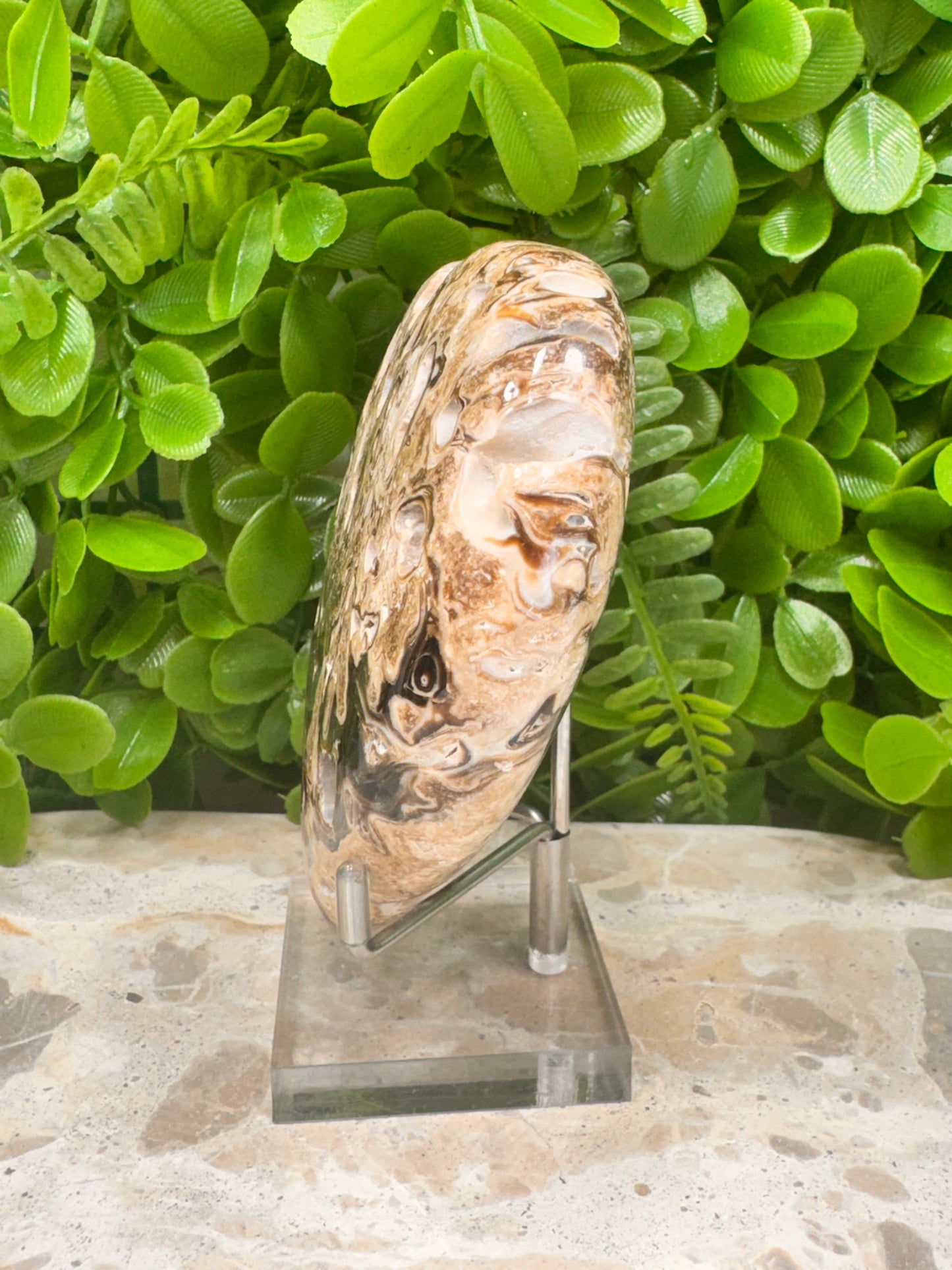 Chocolate Calcite Heart 392g