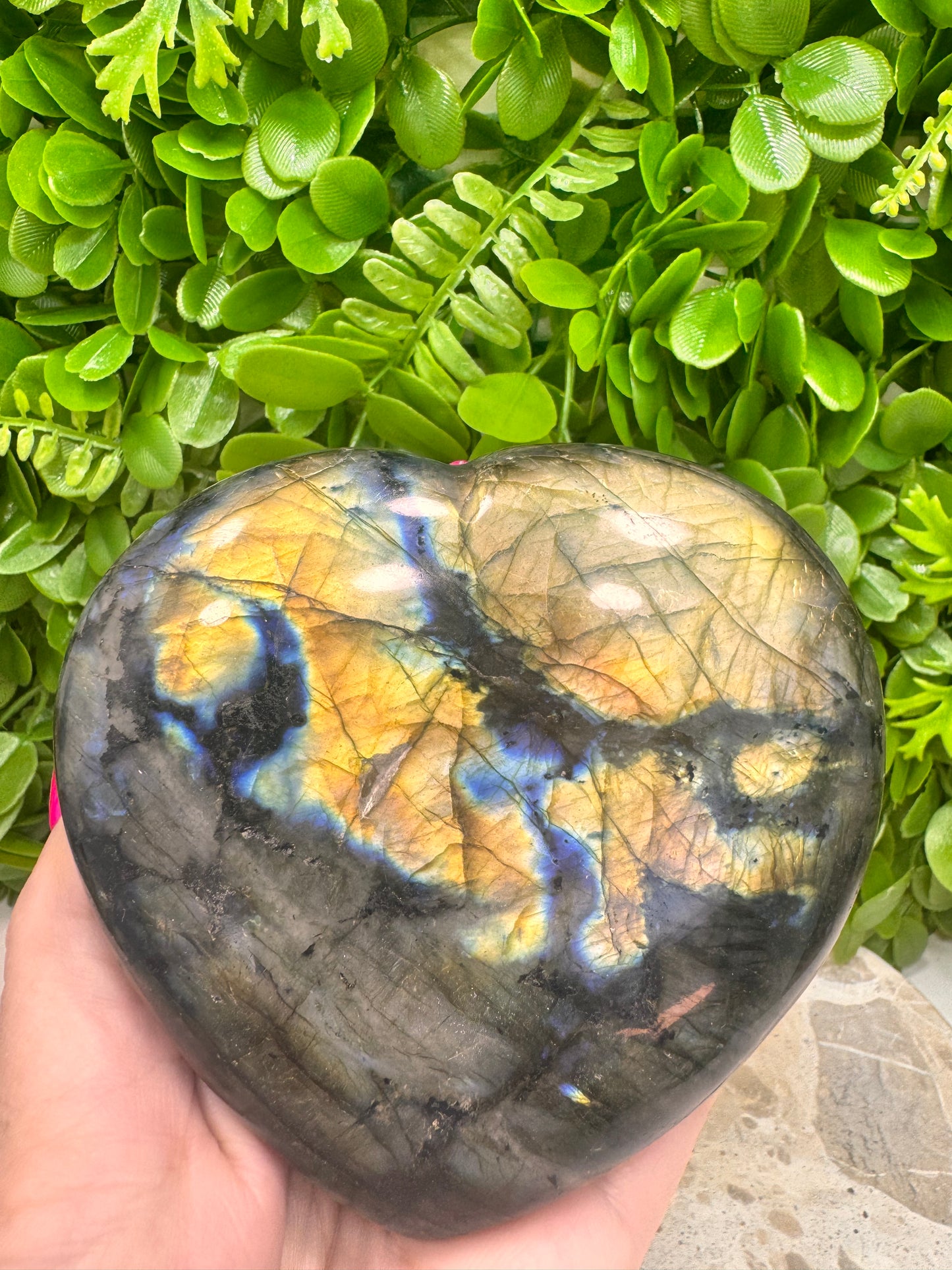 Labradorite Heart 787g