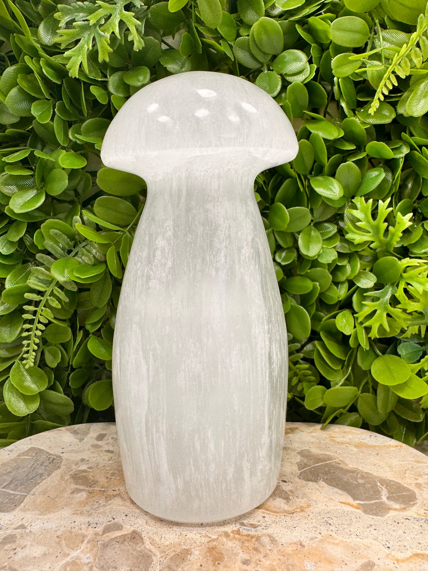 Selenite Mushroom Lamp 1950g