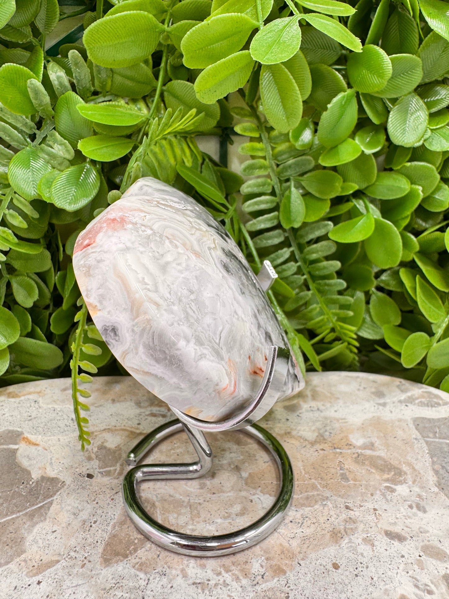 Crazy Lace Agate Heart 346g