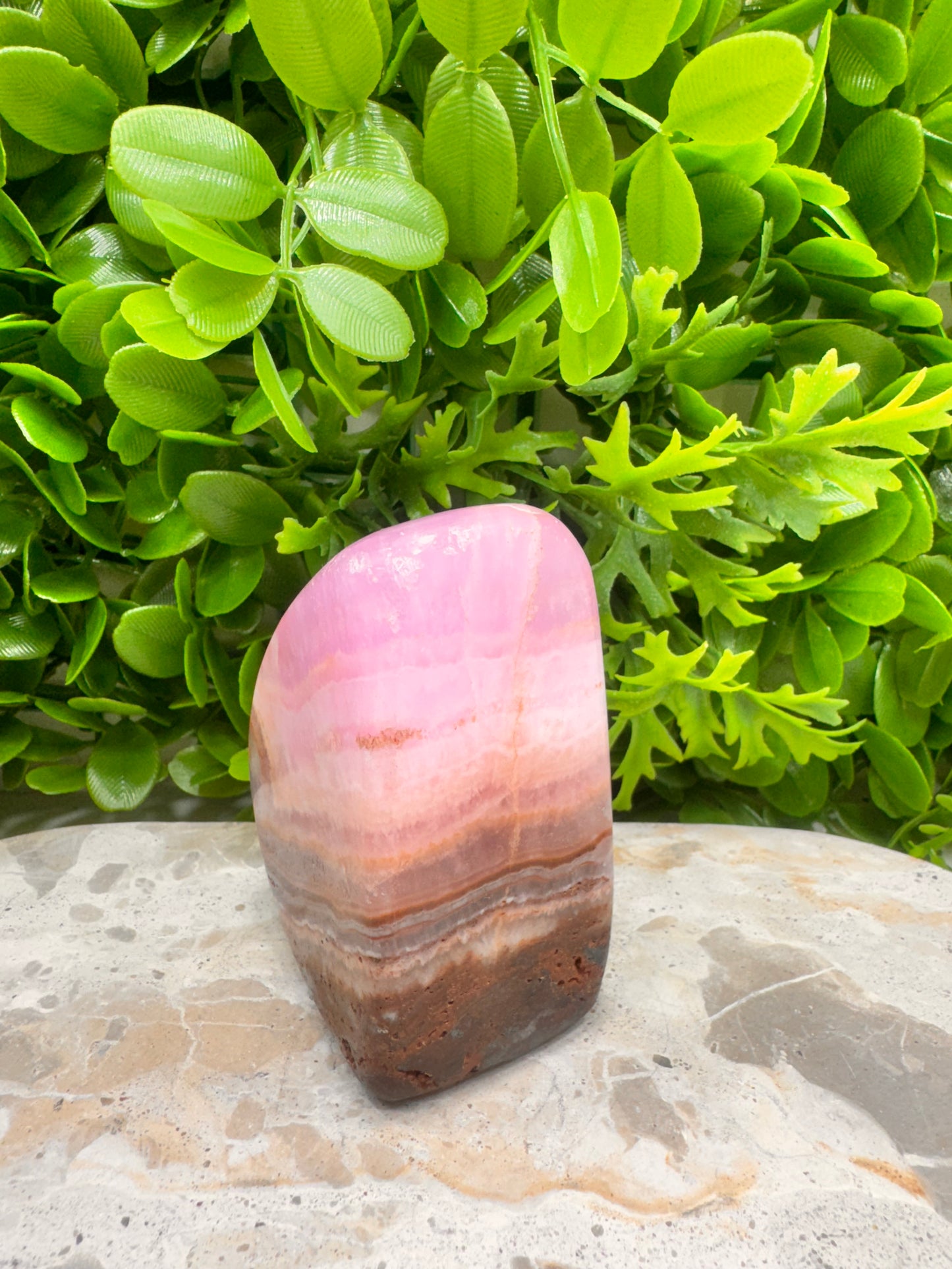 Pink Aragonite Freeform 412g