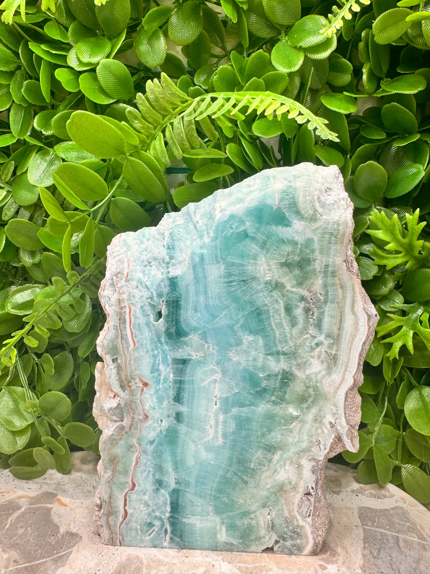 Aragonite Slice Freeform 650g