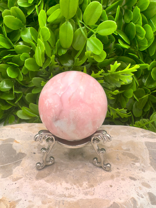 Pink Opal Sphere 366g