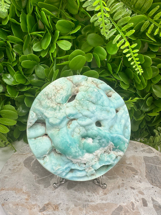 Hemimorphite Half Sphere 1616g