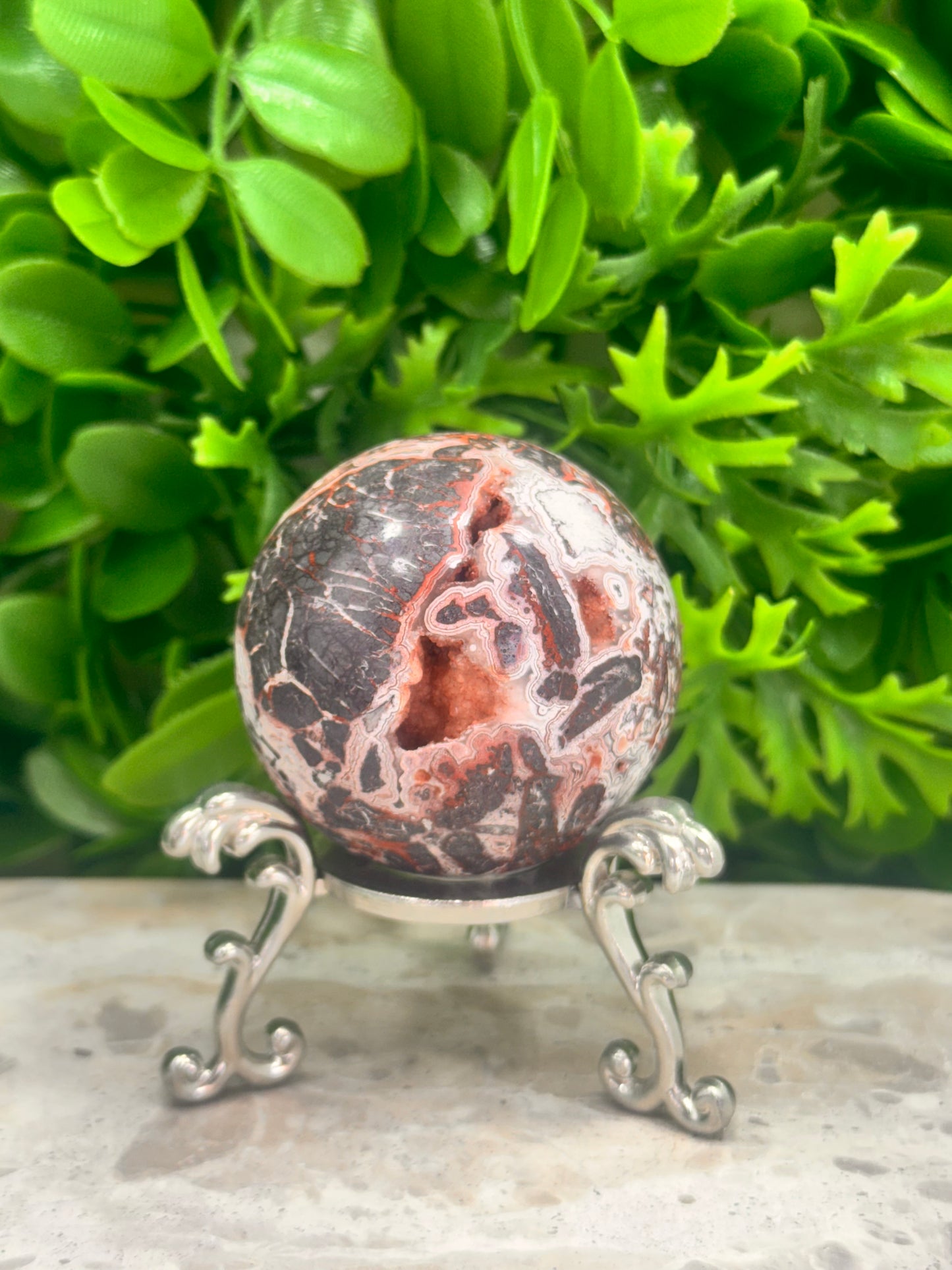 Mexican Agate Sphere 240g