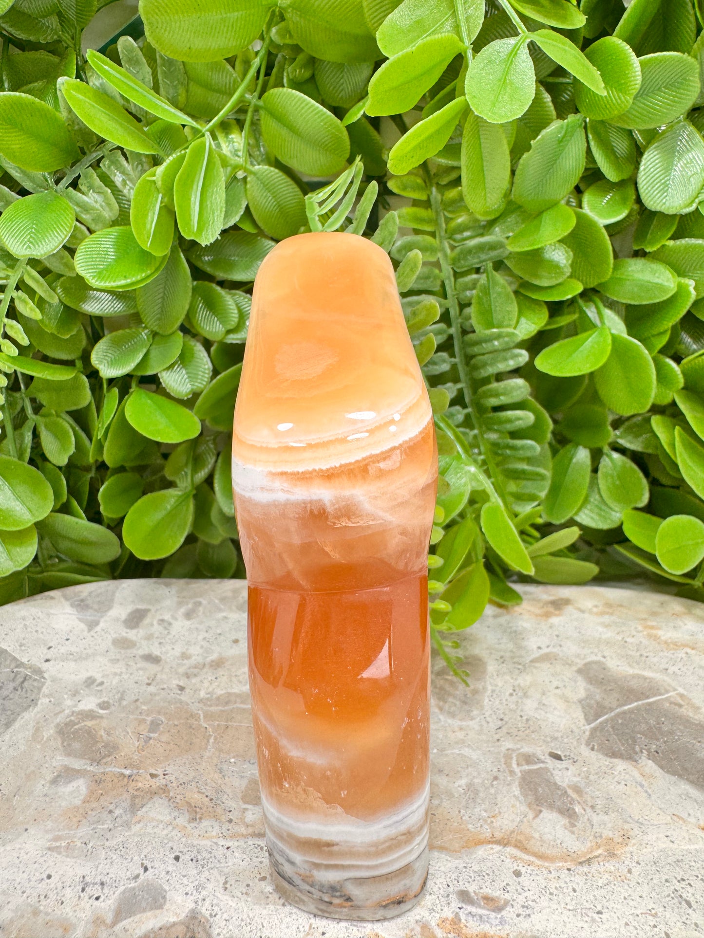 Banded Honey Calcite Freeform 482g