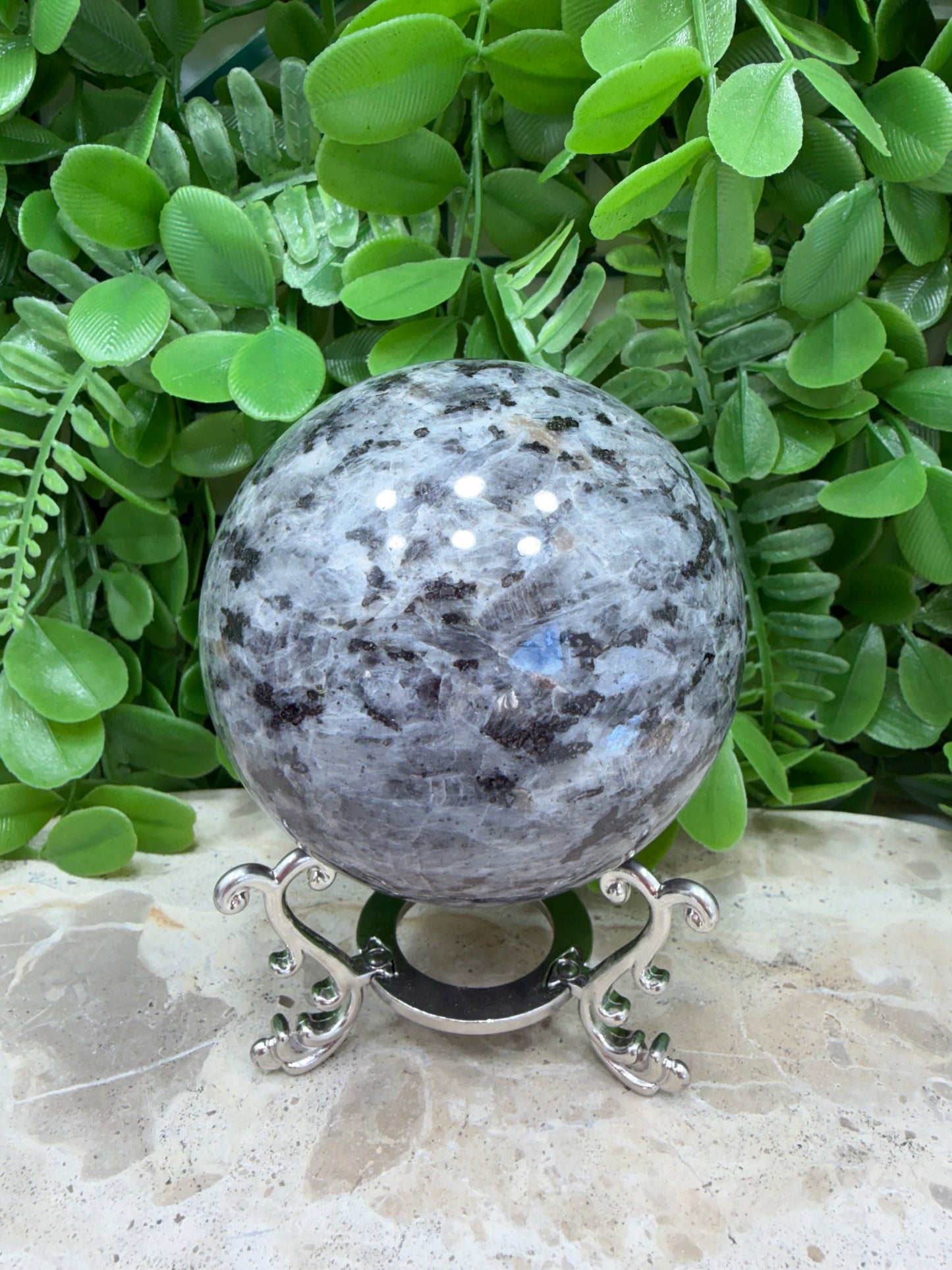 Larvikite Sphere 648g