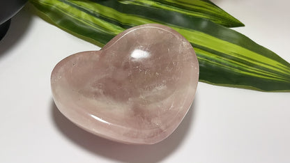 Rose Quartz Heart Bowl 522g