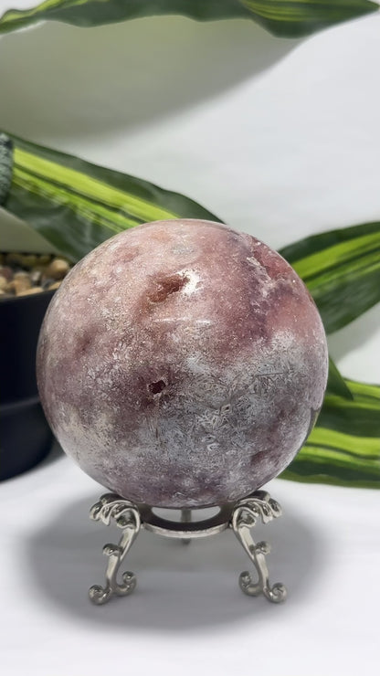 Pink Amethyst Sphere1496g