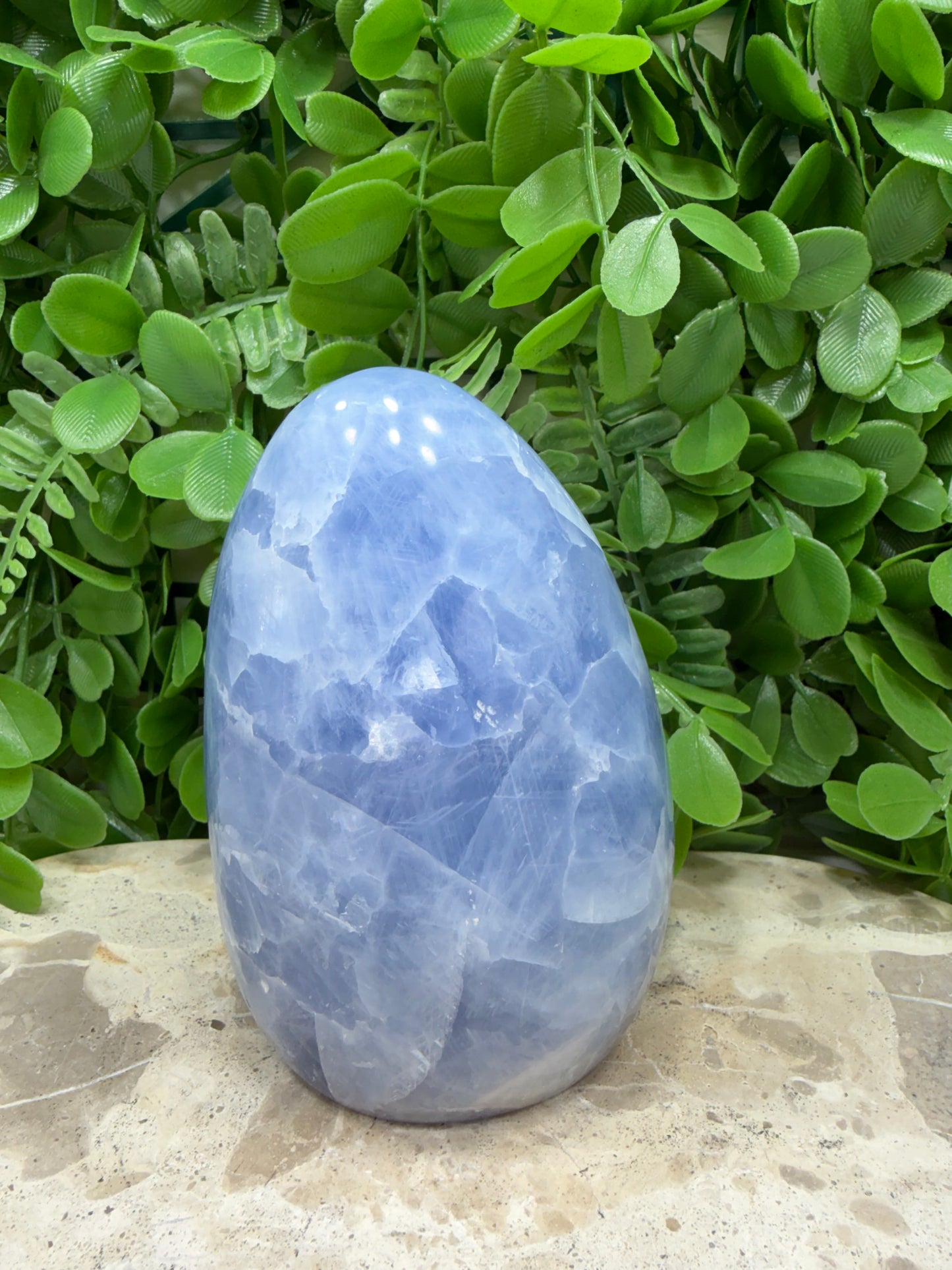 Blue Calcite Freeform 1026g