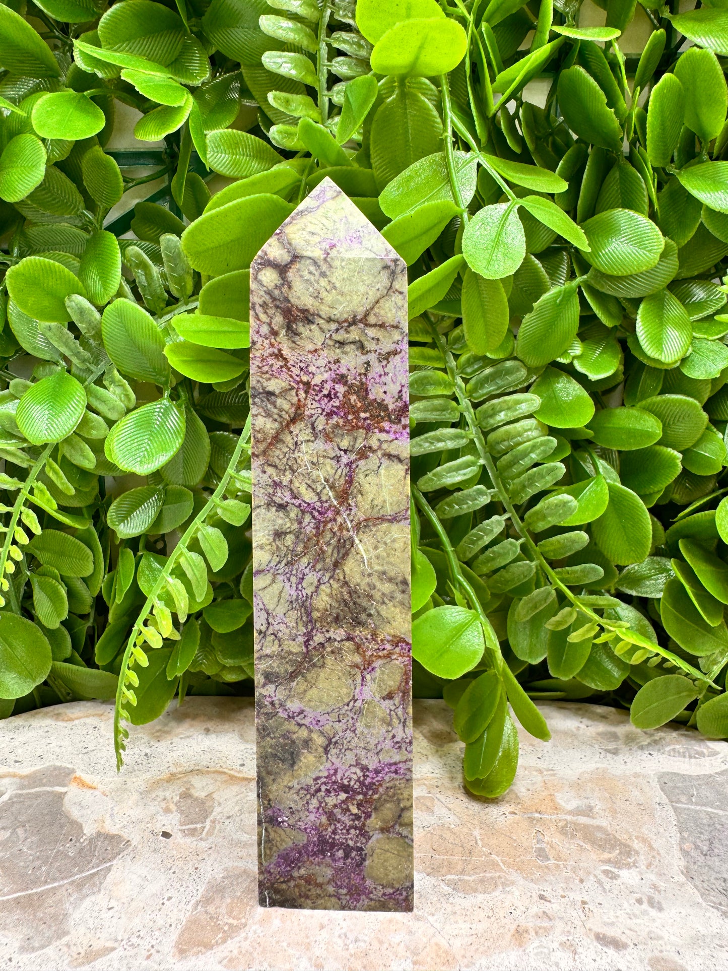 Atlantisite Stichtite Tower 220g