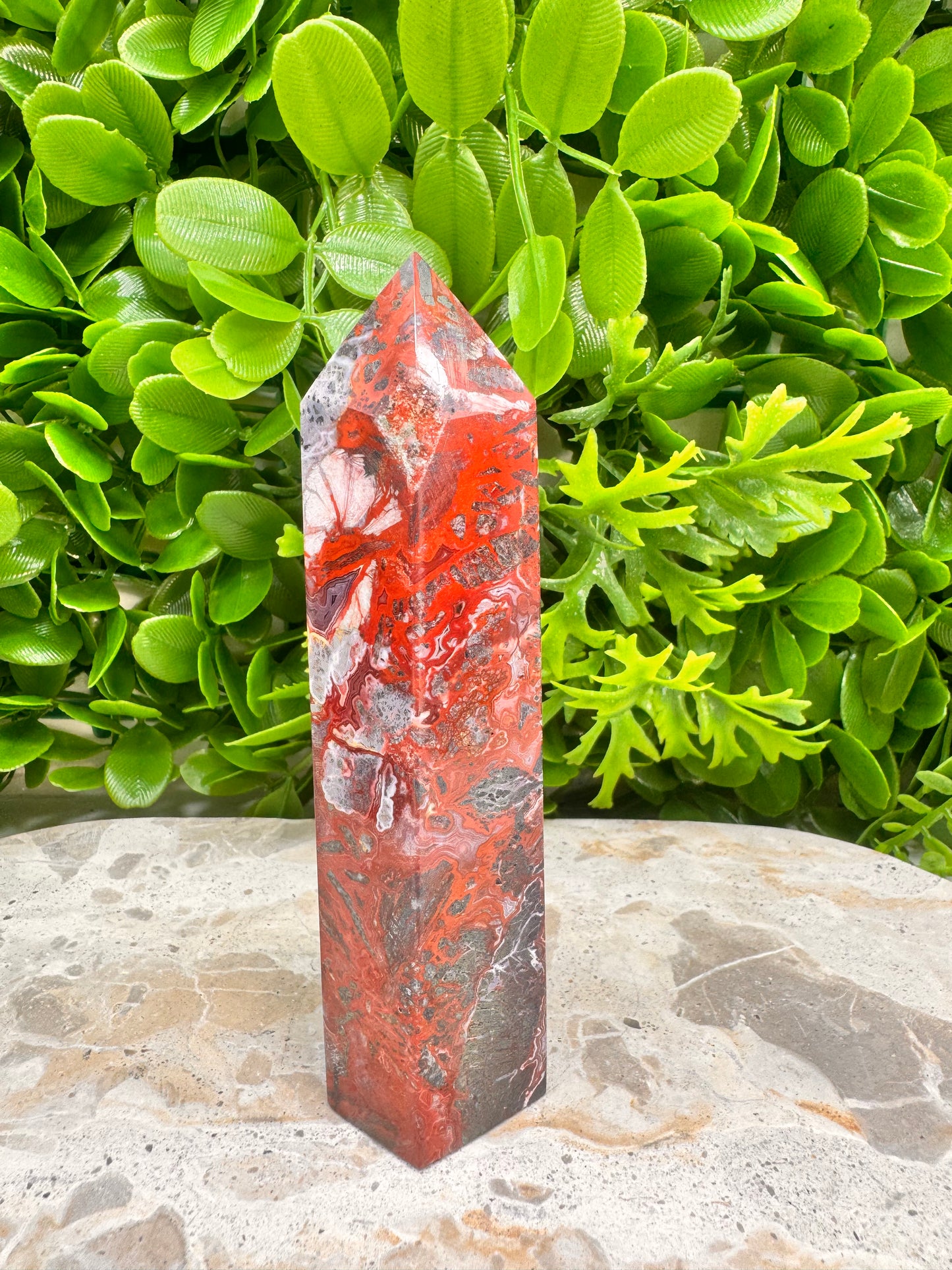 Mexican Agate Tower 301g