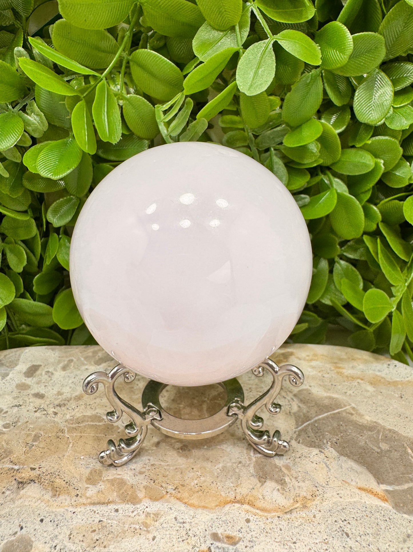 Pink Mangano Sphere 668g