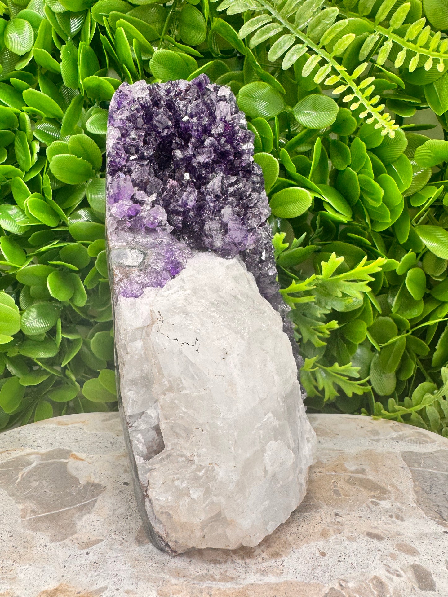 Amethyst Freeform with Calcite 1.8kg