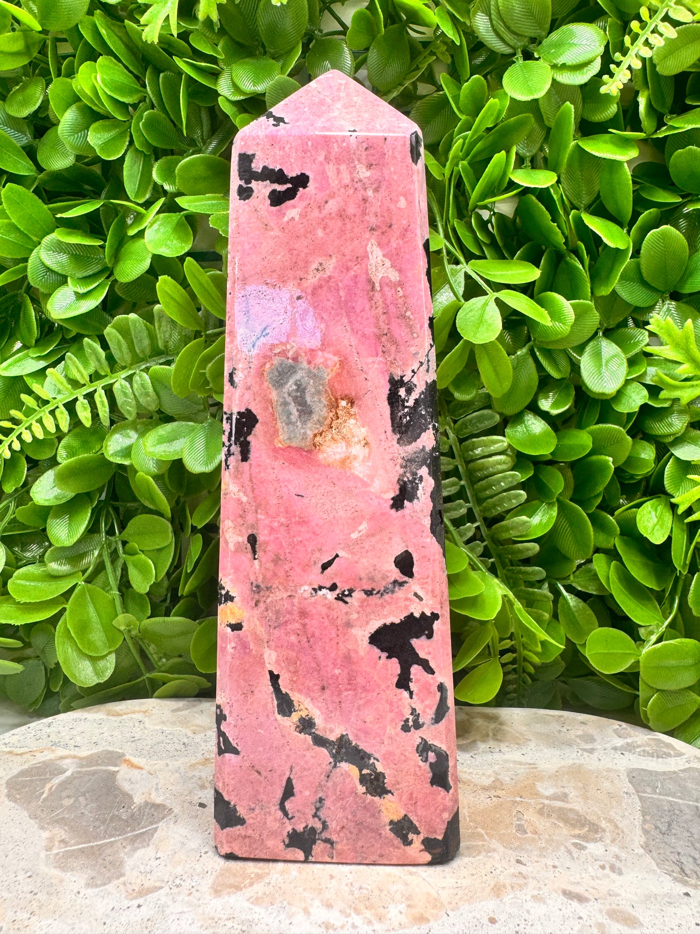 Rhodonite Tower 2090g