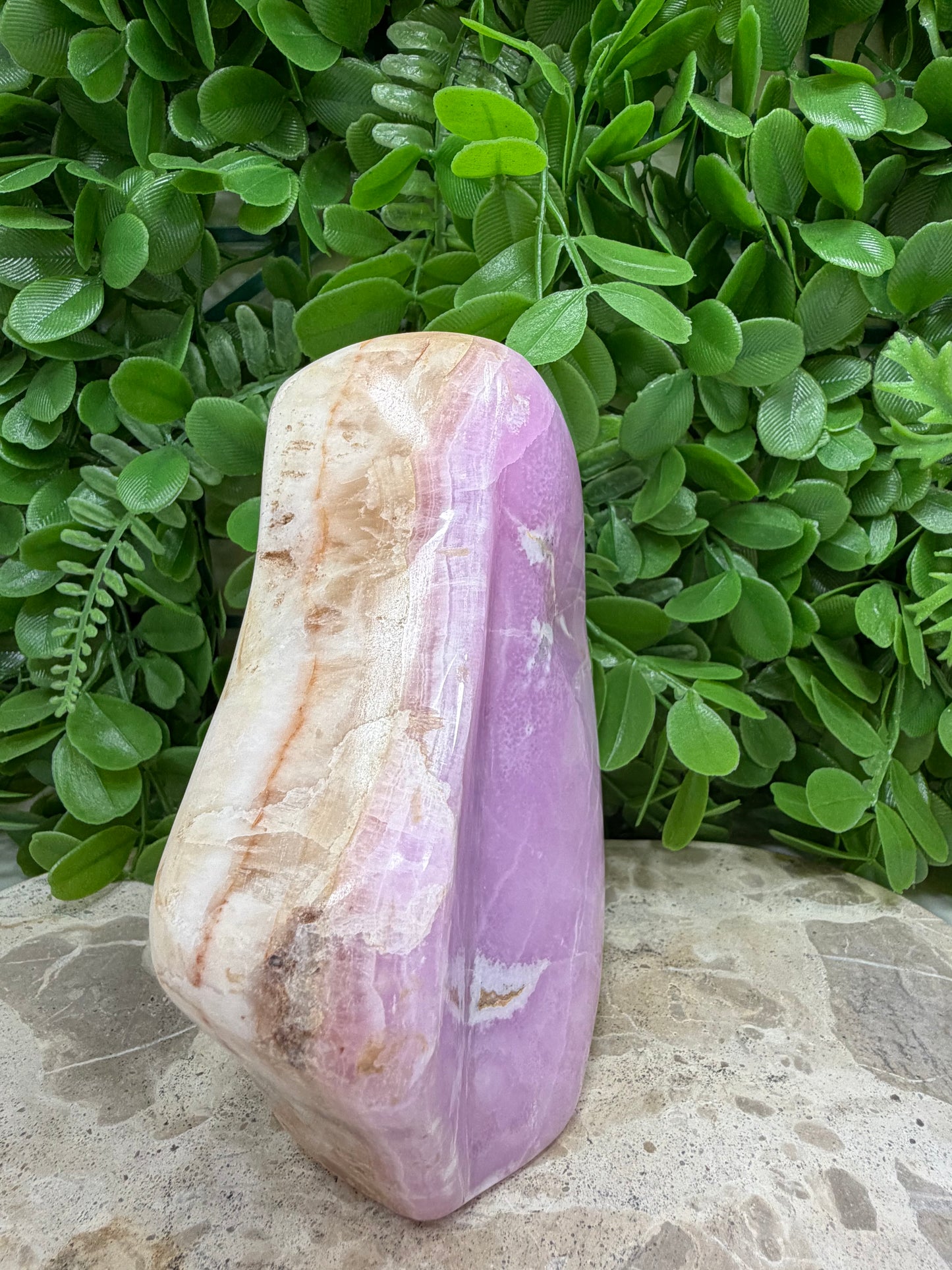 Pink Aragonite Freeform 1738g