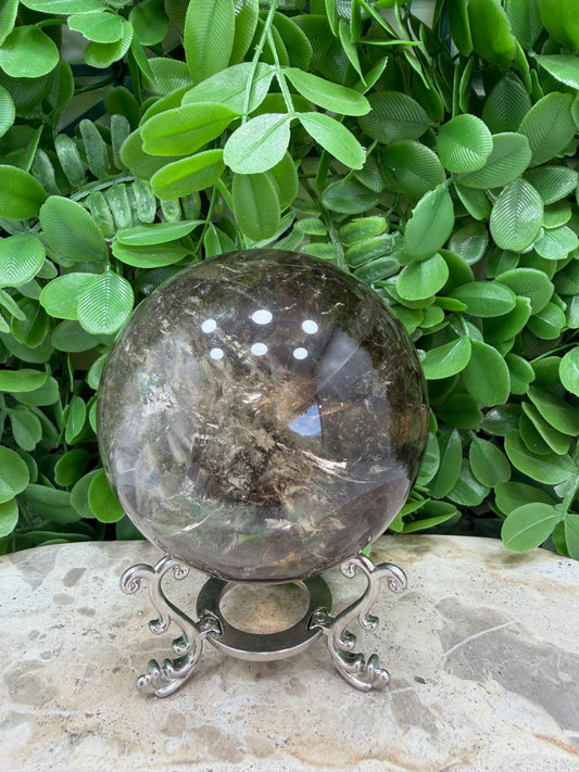 Smokey Quartz Sphere | Grounding • Protection • Calm