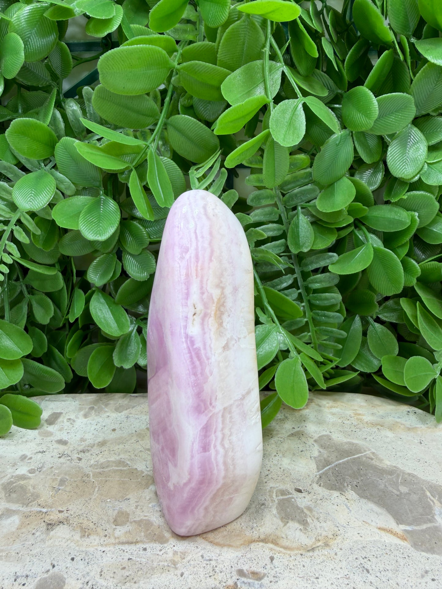 Pink Aragonite Freeform 298g