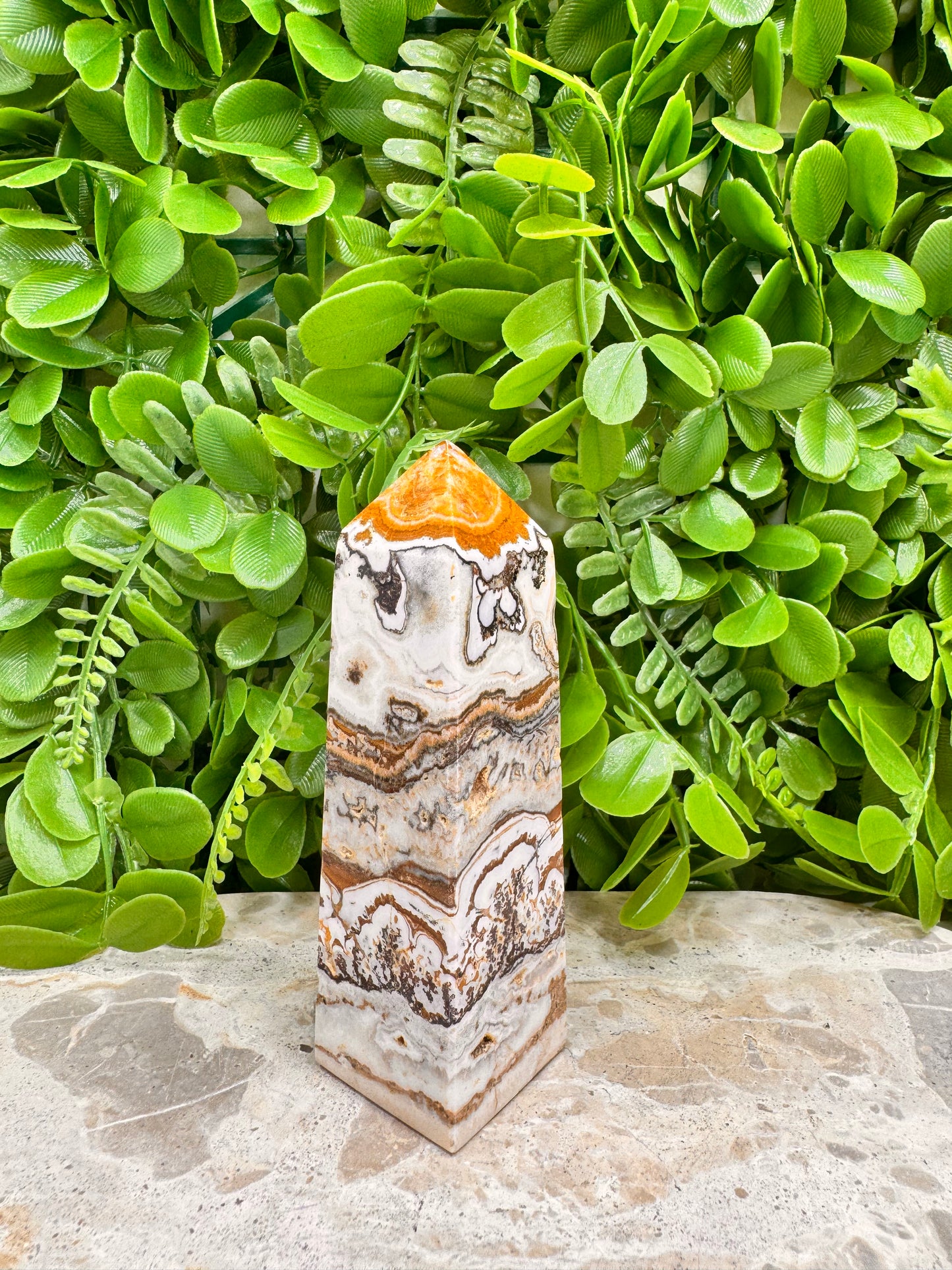 Dendritic Ocean Root Jasper Towers 309g