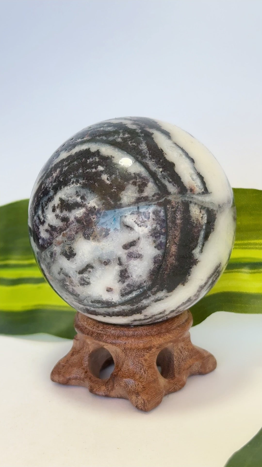 Zebra Jasper Sphere 390g