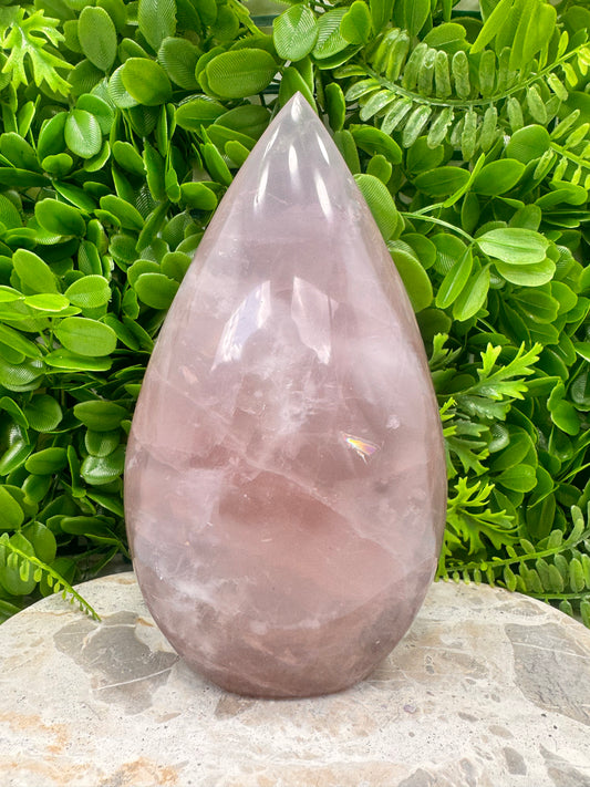 Rose/Lavender Quartz Teardrop 2270g