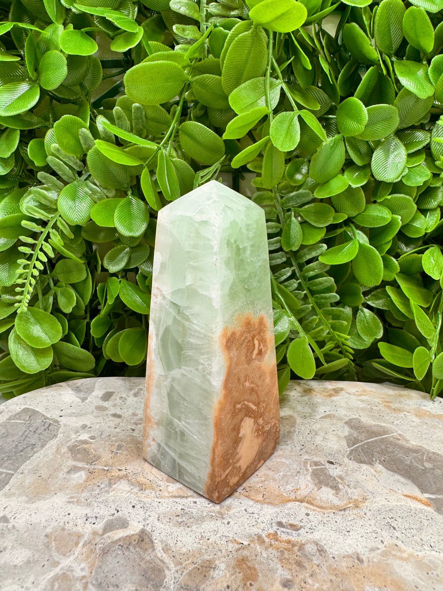 Aqua Caribbean Calcite Tower 402g
