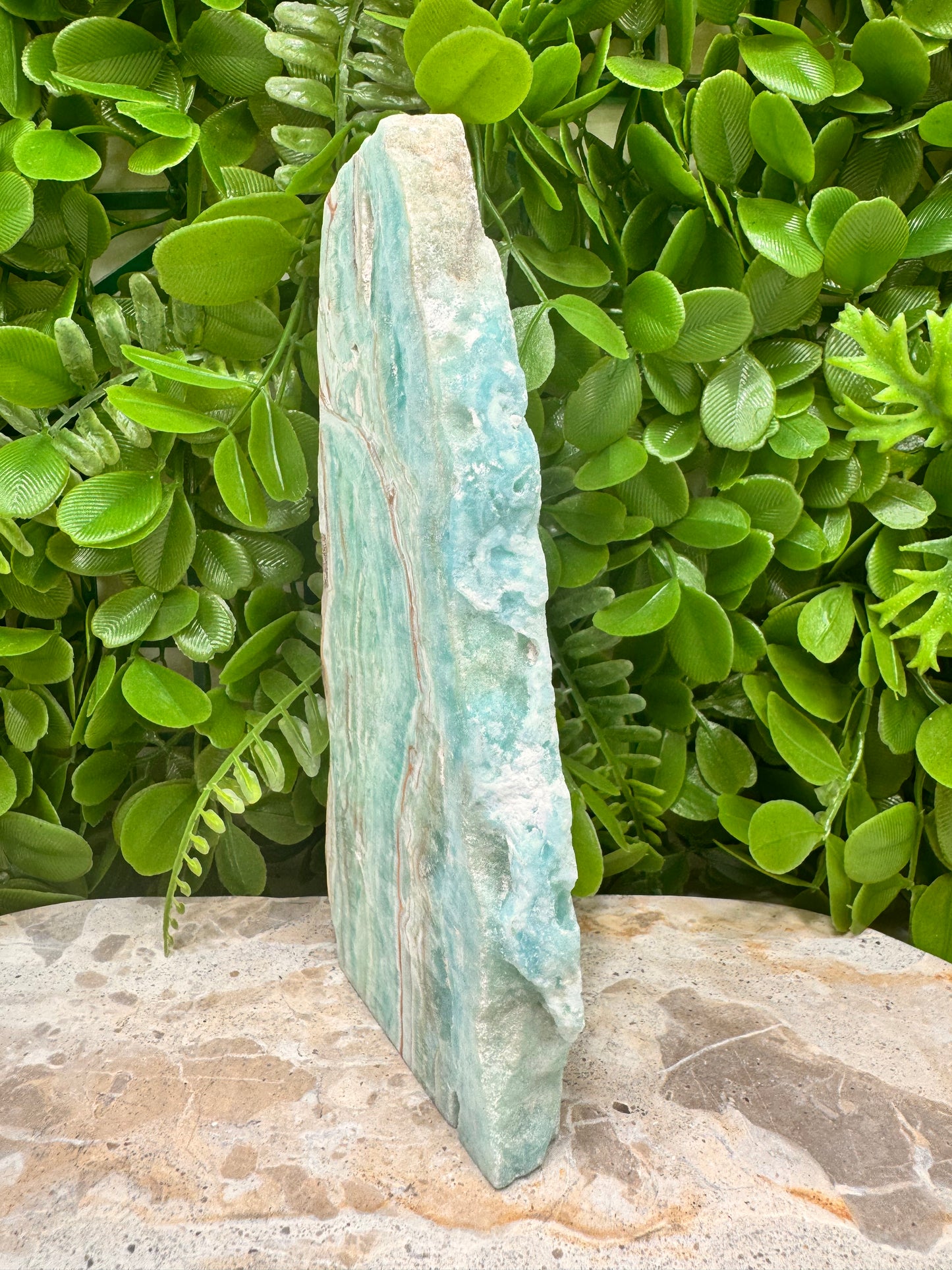 Blue Aragonite Slab 392g