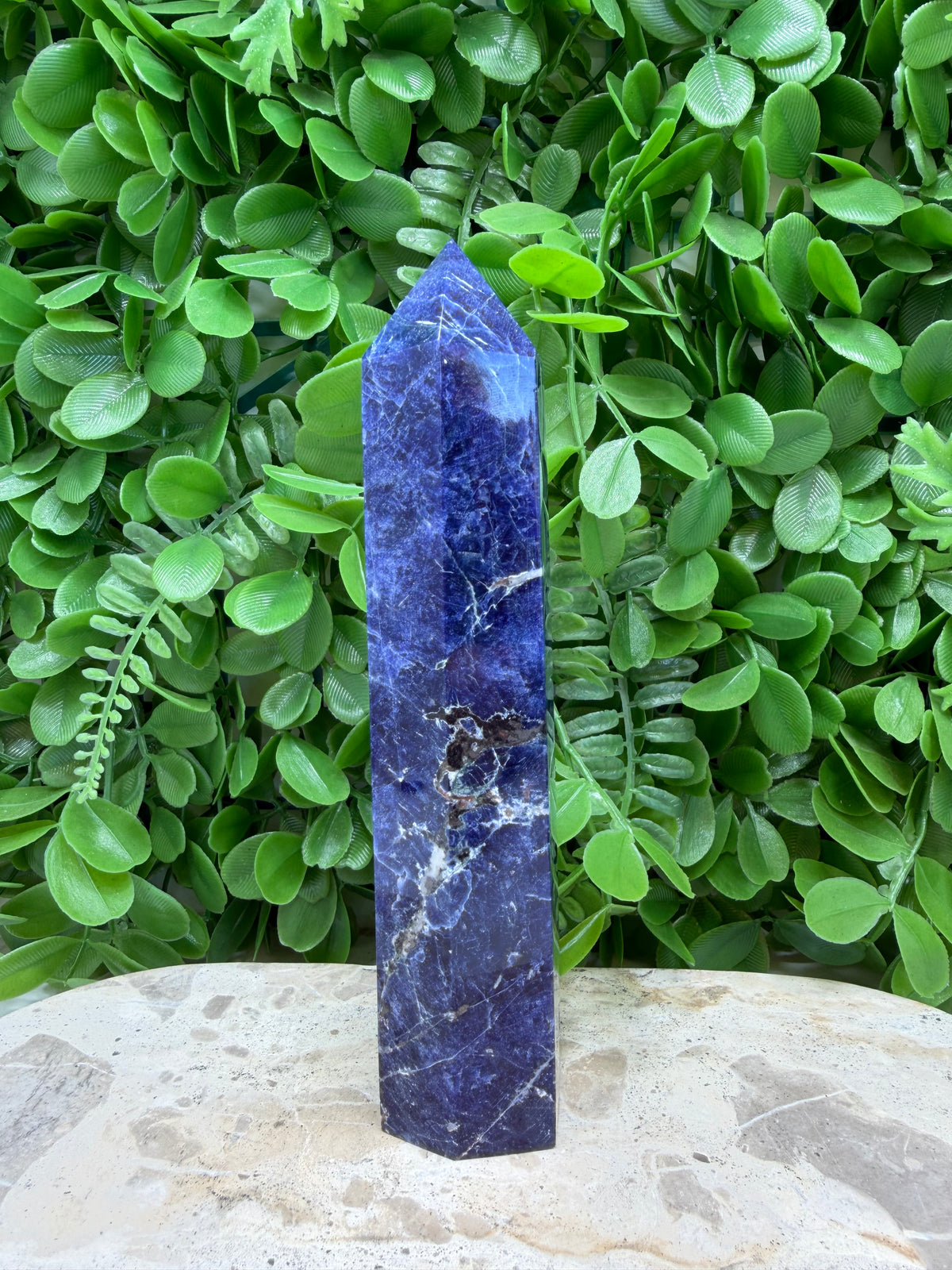 Sodalite Tower 384g | Intuition • Communication • Clarity