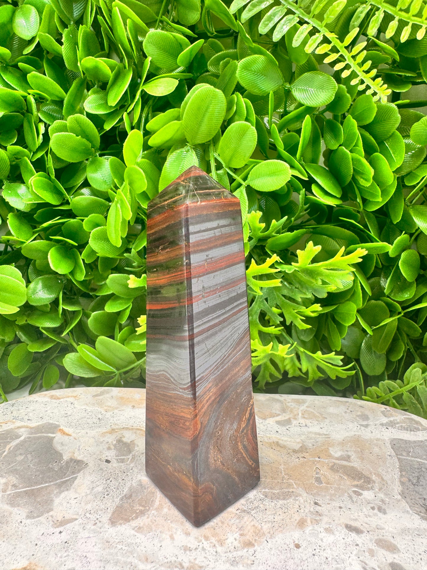 Tigers Eye/Tiger Iron Tower 338g