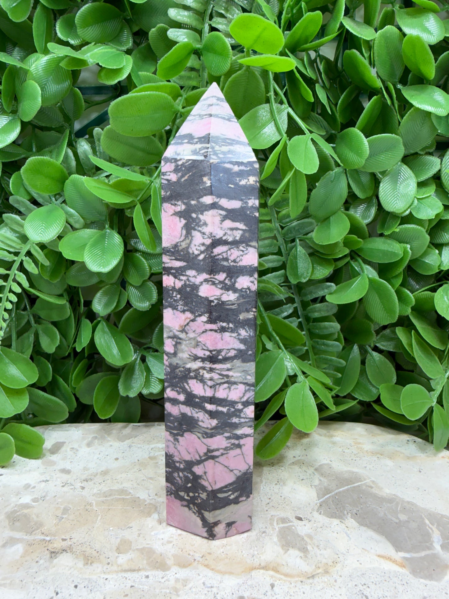 Rhodonite Tower 582g