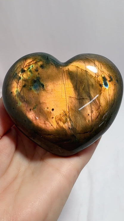 Labradorite Heart 306g