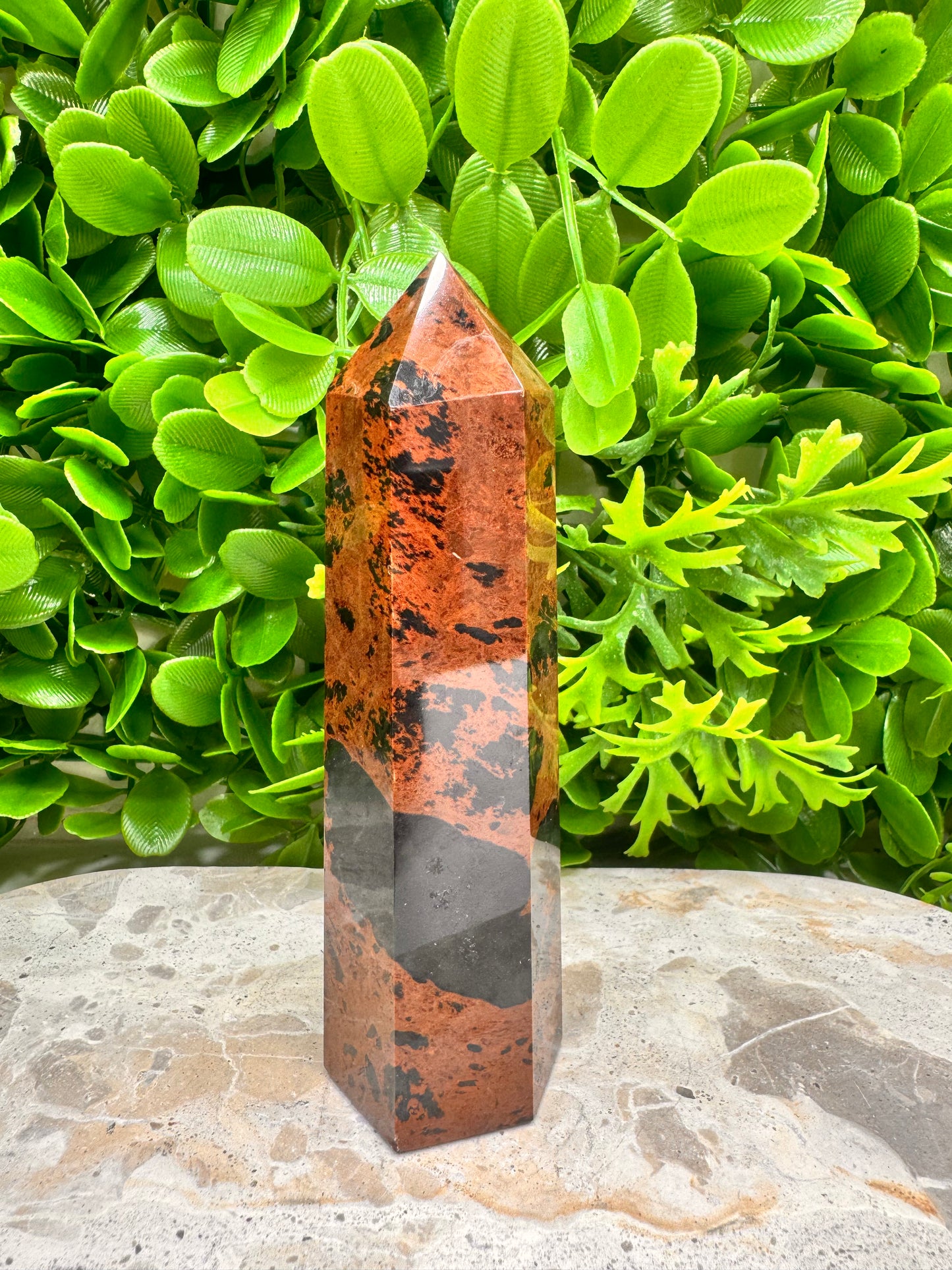 Mahogany Obsidian Tower 248g